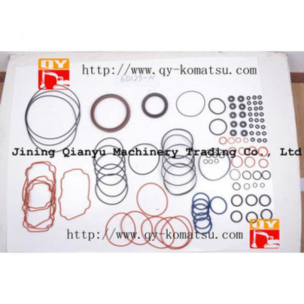 excavator engine 6d125 gasket kit, cylinder head gaskit, overall gaskit kit #1 image