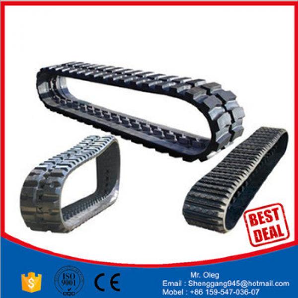 your excavator rubber track conversion system EX17U track rubber pad 230x96x35 #1 image