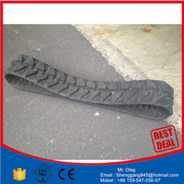 your excavator synthetic rubber running track material EX20UR track rubber pad 250x52,5x76 #1 image