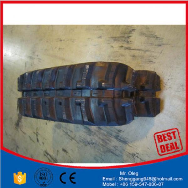 kubota excavator track pad, rubber track,400MM,600mm,450mm #1 image