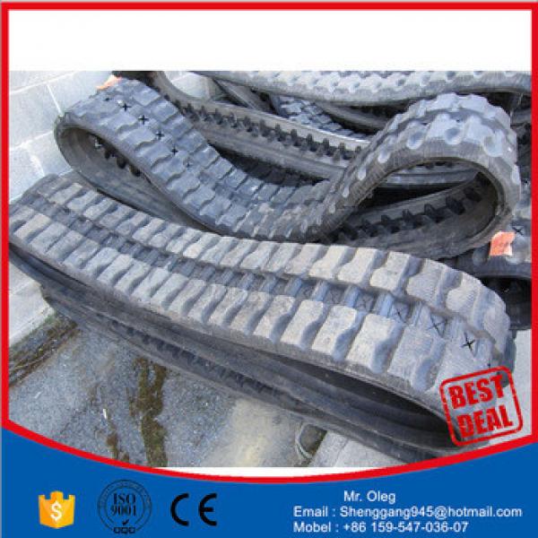 Kobelco rubber track ,400MM excavator rubber track,SK55,SK75UR,SK30,SK45,SK80,SK50,SK100,SK25,SK90,SK120,SK55,SK25 #1 image