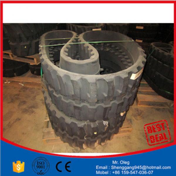 your excavator rubber running track surface EX17.2B track rubber pad 230x96x33 #1 image