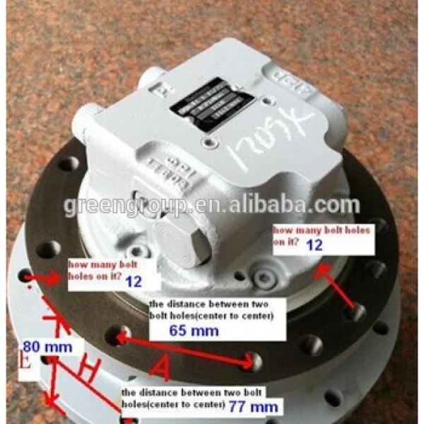 High quality Hyundai excavator travel motor R55 R55-3 final drive,no.31M6-60010, 31M8-40021,31M8-40010 #1 image