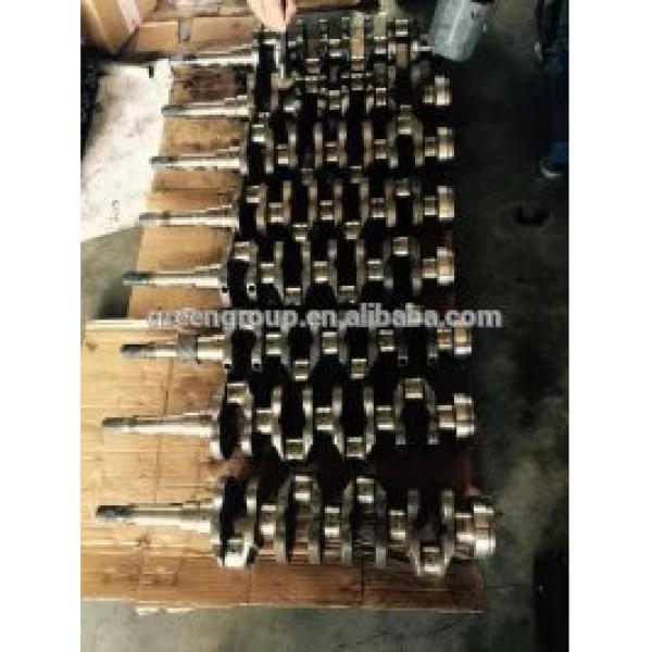 KOBELCO excavator crankshaft sk200-3 sk200-5 sk200-8 sk230-6 sk350-6E sk350-8 me082505 me300086 me130937 s1341-12281 13411-e0100 #1 image