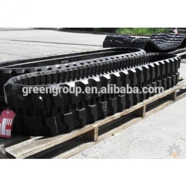 E450 cheap rubber tracks for excavator, excavator small rubber track, robot rubber track,E120B E180 E307 E311 E311B E312 #1 image