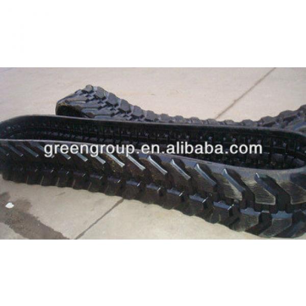 Bobcat track,excavator rubber track belt:MX331,MX337,MX341,EMX50,MXE32,MXE35,MXE43,MXE80,MX325,MX328,MX334,MX430,E26,T300,T500 #1 image