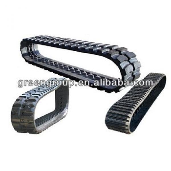 Kubota rubber track,min excavator KX136,KX41,KX042,K035,KH014,KH90,KH101,KX71,KX91,KX101,KX121-2,KX161-2,KX040,KX045,KX151,KX161 #1 image