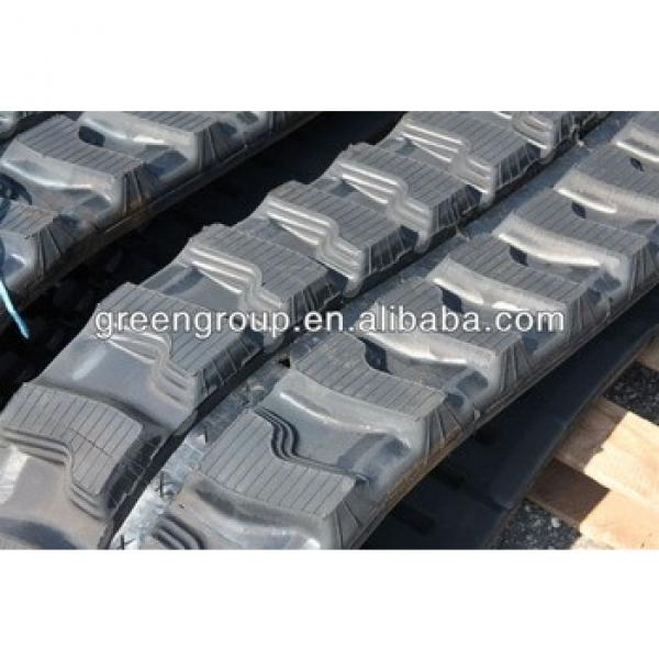 Kubota KX121 excavator rubber track:KX136,KX41,KX042,K035,KH014,KH90,KH101,KX71,KX91,KX101,KX161-2,KX040,KX045,KX151,KX161,KX61, #1 image