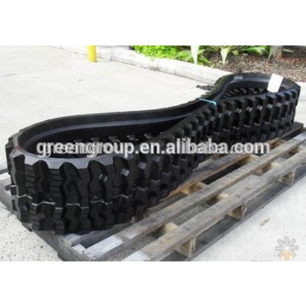 Hyundai R55-7 rubber track,Hyundai R60-7 excavator rubber track pad,R75,R90,R55-9,R130-7,R80-7, #1 image