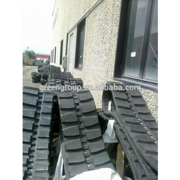 Case CX36 rubber track,Kubota K038 rubber track,KX121 2 min excavator rubber track,size:350x56x84 with good price and quality #1 image