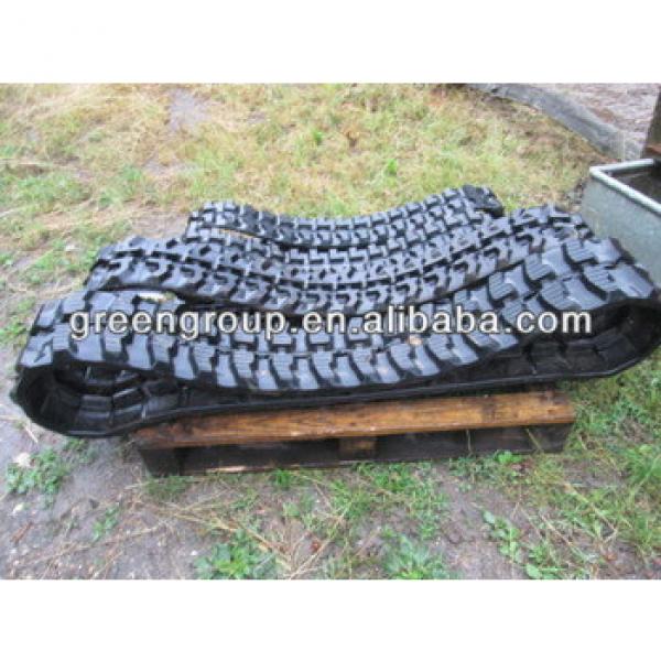 MITSUBISHI ME35 RUBBER TRACK,MINI DIGGER EXCAVATOR TRACK,track motor,mx55/mx35/MM20,MM30,MM35B/MM40CR,mm55,MM40SR,ME20,MM20,MX75 #1 image