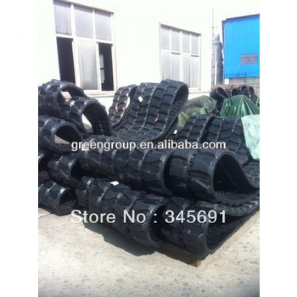 Sumitomo SH55 rubber track,SH75UR excavator rubber pad:SH35,SH40,SH45,SH30,SH90,SH60,SH80,SH95,SH100,SH65,SH70, #1 image