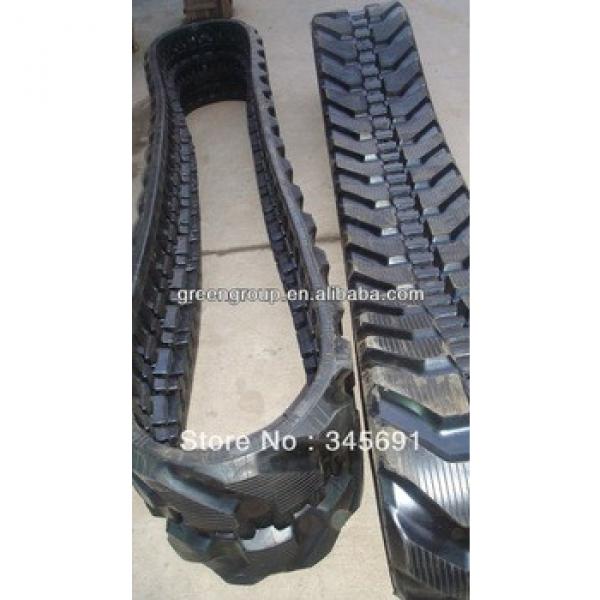 Bobcat 337 rubber track,334 excavator rubber pad:430,E38,E26,E45,MX331,MX337,341,EMX50,MXE32,E35,MXE43,MXE80,325,328 track motor #1 image