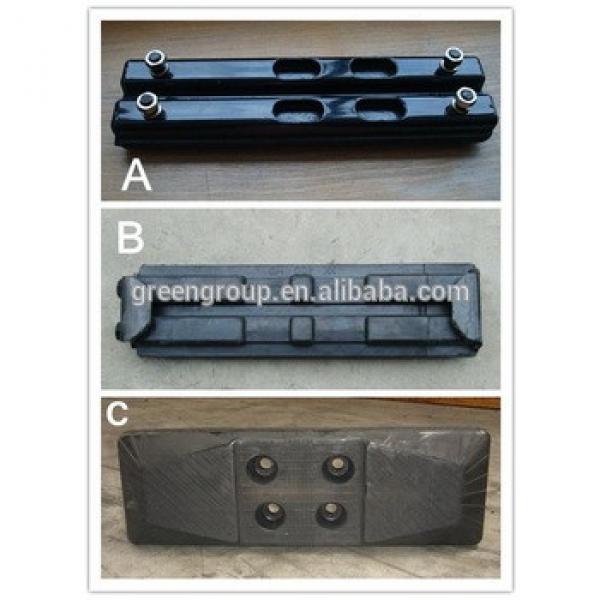 excavator rubber track pad, rubber track shoe for excavator parts #1 image