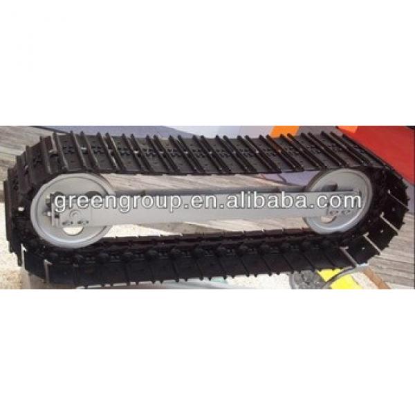 excavator undercarriage parts,rubber tracks,crawler assembly,track shoes,driving wheel,track roller,guide wheel,sprocket,bearing #1 image