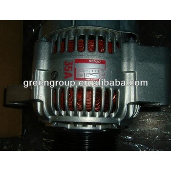 Elector chager motor,excavator engine part,S6D102,DENSO 24V,101211-4310,126000-2310,24V,102211-2820,60086-13610.(102211-2850) #1 image