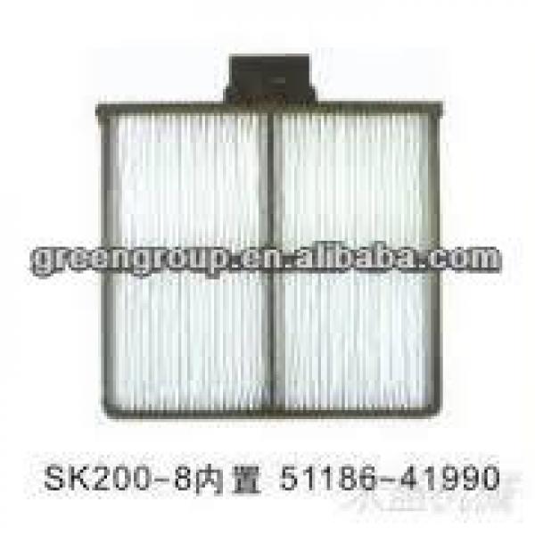 Kobelco SK200-8 Cabin Filter excavator parts built-in,SK250-8,YN50V01015P3,5118641990 5118641970 5118641951 511864170 4455778 #1 image