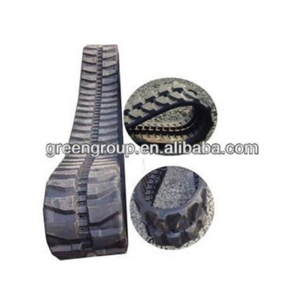 mini excavator digger rubber tracks, rubber track pads for CASE,KOBELCO,KATO,VOLVO, #1 image