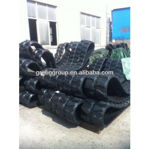 Kobelco rubber track,excavator rubber track belt:SK30,SK45,SK40,SK80,SK50,SK70,SK60,SK75,SK160,SK100,SK25,SK55,SK90,SK120,SK65, #1 image