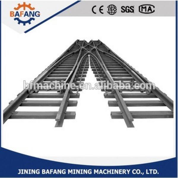 Symmetrical Turnout Two Track Rail Switches/ Railway Turnout For Sale In China #1 image