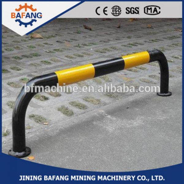 The traffic security facility bent block car parking pole #1 image