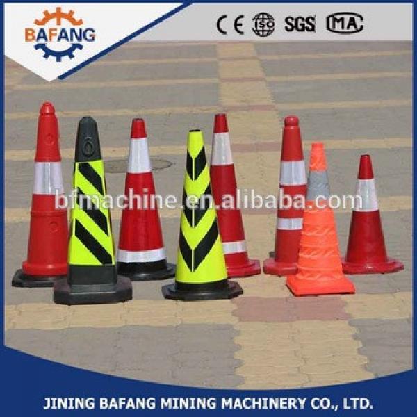 The colored traffic cones of black cone and flashing road cones #1 image