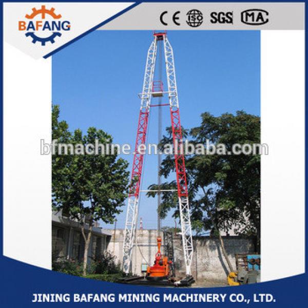 High performance 600m drill depth large diameter trailer mounted water well drilling rigs #1 image