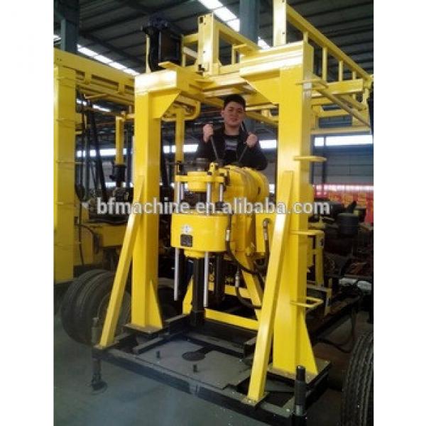 130m borehole diesel engine water well drilling rig machine #1 image