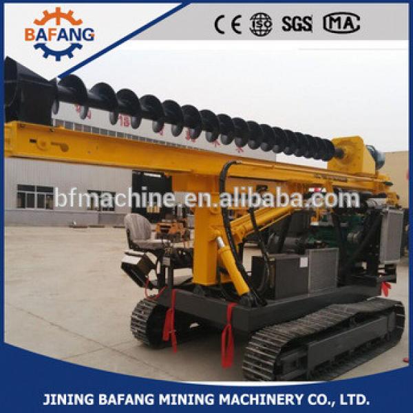 Hot Sale!! Construction hydraulic auger drilling rig / pile driving machine / screw pile driver #1 image