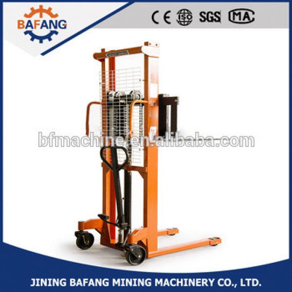 1.5T,2T Manual hydraulic 1.6m lifting height stacker forklift #1 image