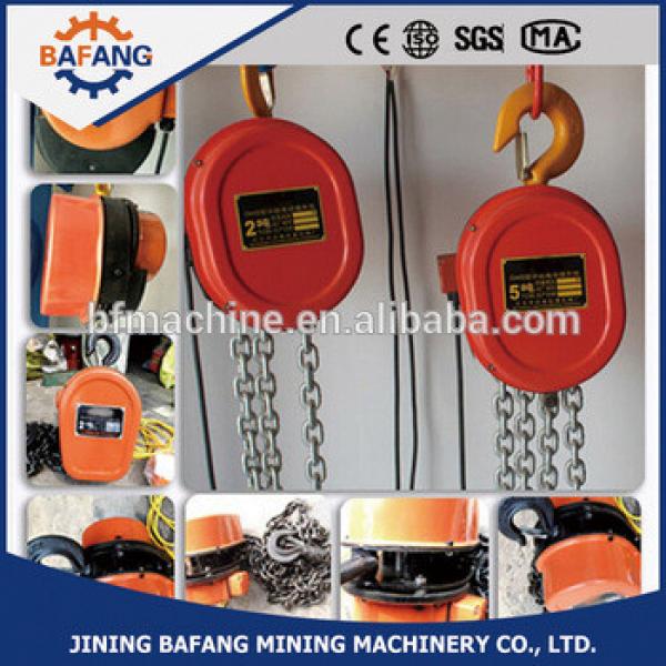 Factory price DHS mini electric hoist,electric hoist with chain with high quality #1 image