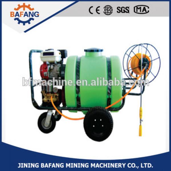80L/120L/300Lhand push high-pressure four-wheel gasoline engine power pump agricultural playing drug machine #1 image