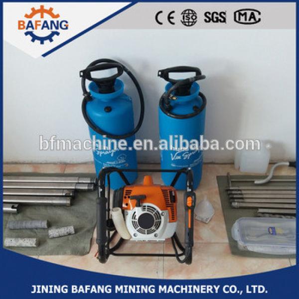 Portable small drilling rig for core sampling for SALE gasoline core sample drilling rig #1 image