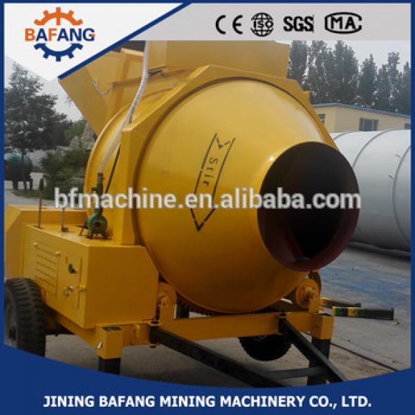 JZR-350 diesel engine concrete mixer/electric portable concrete mixer with lift #1 image