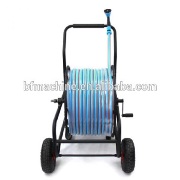 Reliable quliaty of Water Hose Reel Trolley Cart garden hose steel reel cart #1 image
