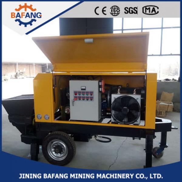 YB-10 hot sale electric portable cement concrete pump #1 image