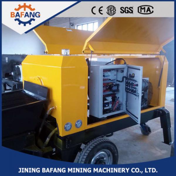 YB-10 Electric hydraulic potable concrete transport pump #1 image