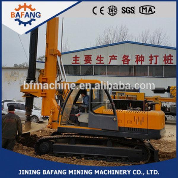 Direct factory supplied Crawler Type Rotary Piling rig/ Spiral Pile Driver for sales #1 image