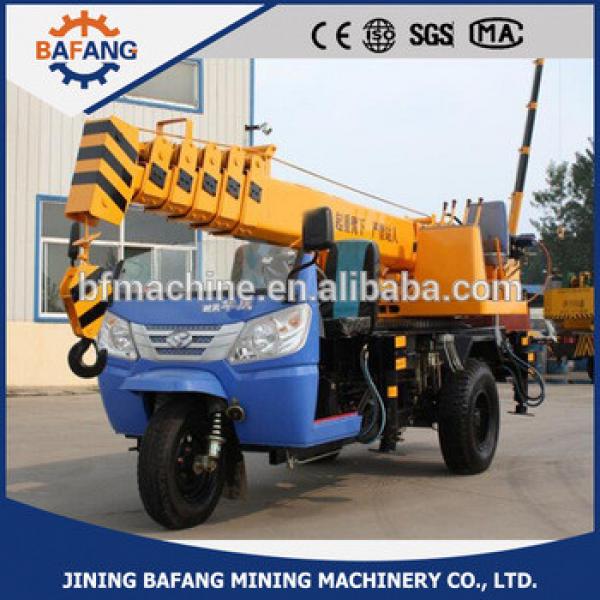 3 Ton Outrigger Crane Mounted on Tricycle Chassis for sale #1 image