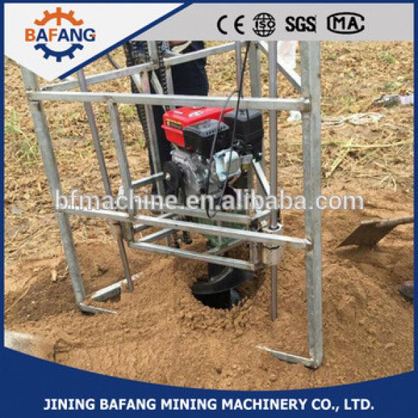 Reliable quality of three-legged frame hole digger/ tripod gasoline ground auger drill #1 image