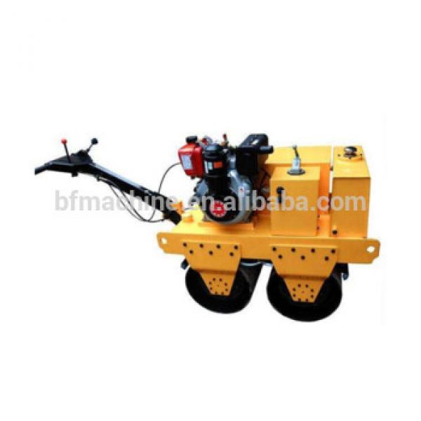 automatic vibration clutch mode vibrating smooth drum 600 mm road roller #1 image