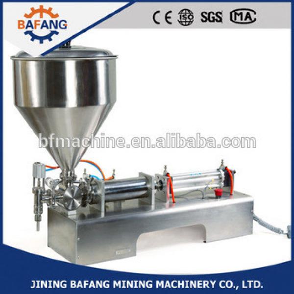 2017 pneumatic horizontal type pasty fluid filling machine,paste filling machine #1 image