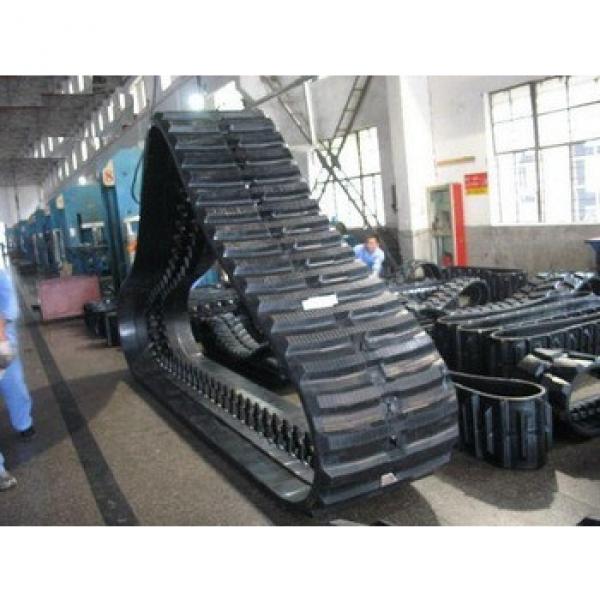 High Quality Kobelco Excavator Undercarriage Parts SK200-6 Rubber Track #1 image