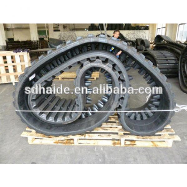 High Quality Hyundai Excavator Undercarriage R120 Rubber Track #1 image