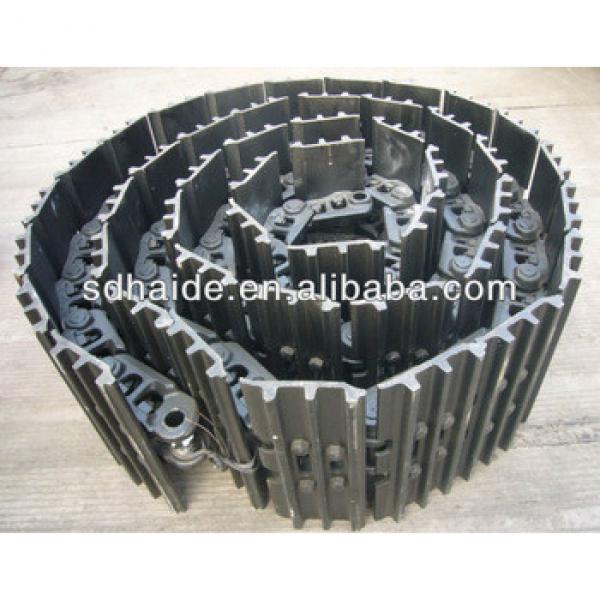 PC60-6 track shoe for excavator, triple grouser track shoe, excavator kobelco sk200-2 track chain assy #1 image