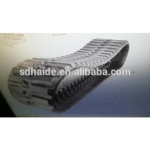 Mini Excavator E16 rubber track 230*48*70 track rubber #1 image