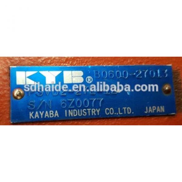 PSVD2-27E KYB hydraulic pump, B0600-27013 Kayaba pump #1 image