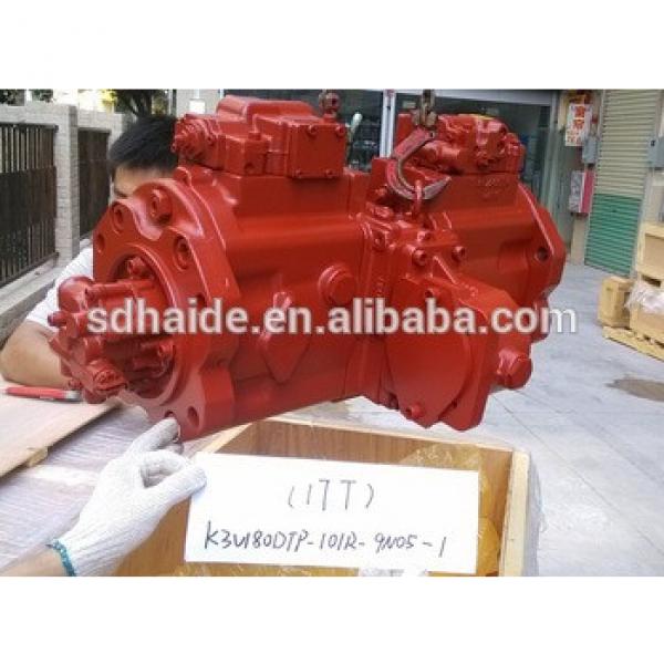 Excavator kawasaki K3V180DTH hydraulic pump for R385LC-9 R380 31QA-10010 pump #1 image