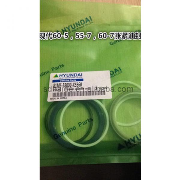 81M6-58000 Hyundai R55-7 R60-5 R60-7 tension cylinder seals for R55-7 R55-7A R55W-7 R55W-7A #1 image