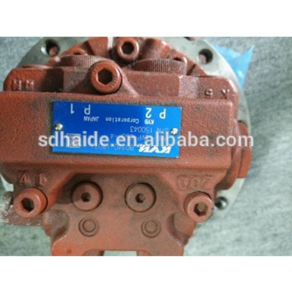 MAG-18vp-350f-4 travel motor,Genuine KYB final drive with motor part for Kobelco/Volvo/Doosan excavator #1 image